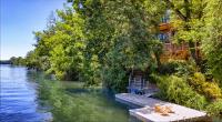 Détente au Bord de l'Eau - Le Chalet du Carla avec Spa et Ponton Privé - Chambres d'hôtes Castelnau-de-Bonnafous