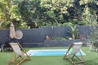Studio-Valentine climatisée avec piscine chauffée - B&B