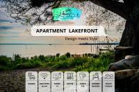 B&B Friedrichshafen - Auszeit Apartment LAKEFRONT mit privatem Naturstrand am Bodensee und direkt am Bodenseeradweg - Sonnenbalkon, schnelles WLAN und kostenloser Garagenparkplatz, für bis zu 3 Personen - Bed and Breakfast Friedrichshafen