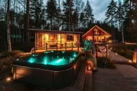 Minivilla Peikonpesä ulkoporeallas & pihasauna - Ferienwohnung