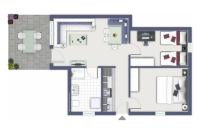 Jacobihof Haus 9 Wohnung 01 - Chambres d’hôtes