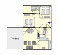 Bungalow Tilla - Bed and Breakfast Norddeich