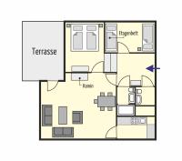 Bungalow Hohes Riff - Ferienwohnung Norddeich
