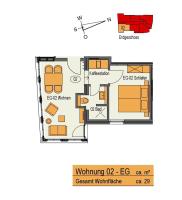 Woge2 Appartement 2 - Ferienwohnung