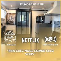 B&B Pantin - Paris-Eiffel, bienvenue -terrasse -Netflix - Bed and Breakfast Pantin