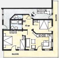 Appartamento Superior con 2 Camere da Letto