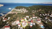 Apartment in Lopar with balcony, air conditioning, Wifi 87-4 - Chambres d’hôtes