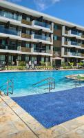 Flat ManaBeach06 com Vista para Piscina 300 metros da Paria de Muro Alto Porto de Galinhas - Chambres d'hôtes Porto de Galinhas
