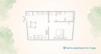 Apartment mit 1 Schlafzimmer