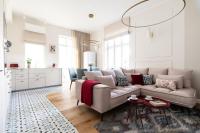 noclegi Sanhaus Apartments - Apartament SANTORINI - dwie sypialnie, dwie łazienki, klimatyzacja Sopot
