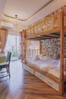 Private small Double Bunk Bed with Balcony