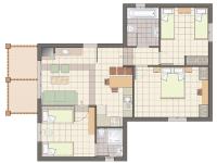Villa con 3 Camere da Letto