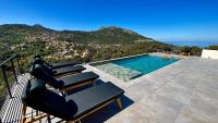 VILLA CORSA**** PISCINE VUE MER PANORAMIQUE - Chambres d’hôtes Santa-Reparata-di-Balagna