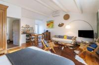 Studio mit Gartenblick