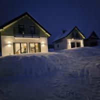 All Season Lasówka - Klimat - Willa 10 osobowa z widokiem na góry, Sauna opalana drewnem, Jacuzzi 4km do Zieleniec SKI Arena - B&B Lasówka