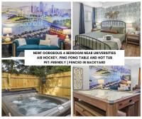NEW Gorgeous 4bd near universities Hot tub Games - Bed and Breakfast