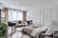 Gold Premium 2-bedroom Suite 100m from Central Station, modern&high standard - B&B Varsavia