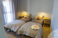 Deluxe Doppel-/Zweibettzimmer mit Gartenblick