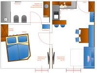 Apartment mit Blick auf die Berge