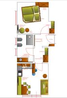 Apartment mit Balkon