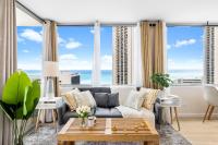 Stylish 1-BR Condo with Breathtaking Ocean Views - Bed and Breakfast Honolulu