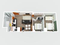 Beach Apartment - 2 Bedrooms Free WiFi Parking - Bed and Breakfast