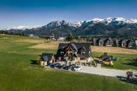 Dreibettzimmer mit Bergblick