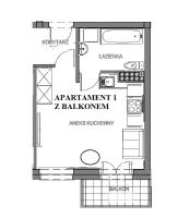 Apartamento con balcón