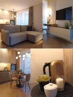 Apartments with a balcony and an impressive terrace on the roof of the house - B&B Vilna