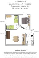 Apartment with Mountain View