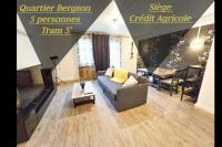 Le Bergson 3 chambres Stationnement gratuit - B&B