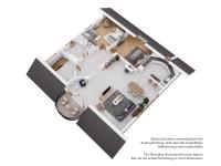 Stylish loft with balcony, quiet and spacious - B&B Unterschleißheim