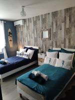 LE MANHATTAN Authentique maison climatisée 78 m2 - B&B Brasles