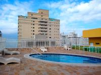 Flat Pitangueiras Boulevard Center - 1 vaga garagem - Ar Cond - Piscina e Sauna - Wi Fi - B&B Guarujá