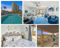 The Salty Suite Beach House- heated pool! hot tub! pet and family friendly! No elevators! Park at your door! - Bed and Breakfast Panama City Beach