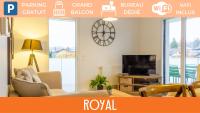 ZenBNB - ROYAL - 2 Chambres - 4 Pers - WiFI - Balcon - Parking - Bed and Breakfast Saint-Julien-en-Genevois