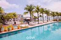 B&B Parnamirim - Qavi - Flat Resort Beira Mar Cotovelo #InMare133 - Bed and Breakfast Parnamirim