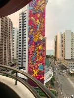 Espaçoso 2 rooms, ampla varanda perto do mar - B&B Fortaleza