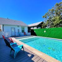 The Poolside Bungalow - Ferienwohnung Galveston
