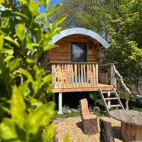 B&B Leval - La roulotte tiny house du Mond'idéal - Bed and Breakfast Leval