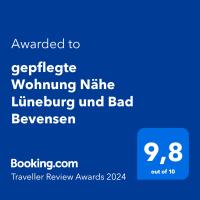 Ferienwohnung Nähe Lüneburg und Bad Bevensen - B&B Thomasburg