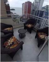 Espaçosa Cobertura quadra mar com piscina e vista do mar - B&B Camboriú