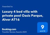 B&B Portimão - Luxury 4 bed villa with private pool Oasis Parque, Alvor AT16 - Bed and Breakfast Portimão