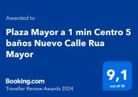 Plaza Mayor a 1 min Centro 5 baños Nuevo Calle Rua Mayor - B&B