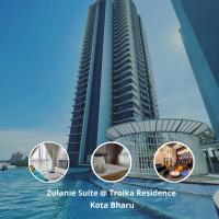 B&B Kota Bharu - Zulanie Suite Troika Residence, SPACIOUS AND COZY WITH POOL, Free Wifi & Netflix in Golden Triangle of Kota Bharu - Bed and Breakfast Kota Bharu