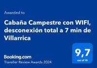 Cabaña Campestre con WIFI, desconexión total a 7 min de Villarrica - B&B Villarrica