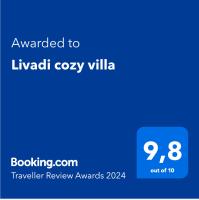 Livadi cozy villa - B&B