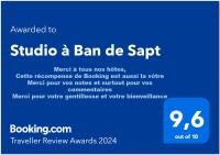 Studio à Ban de Sapt - B&B