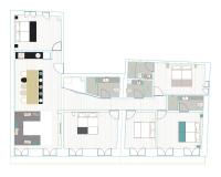 Apartment mit Balkon