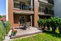 Gėlių terasos- studija su terasa - Chambres d’hôtes